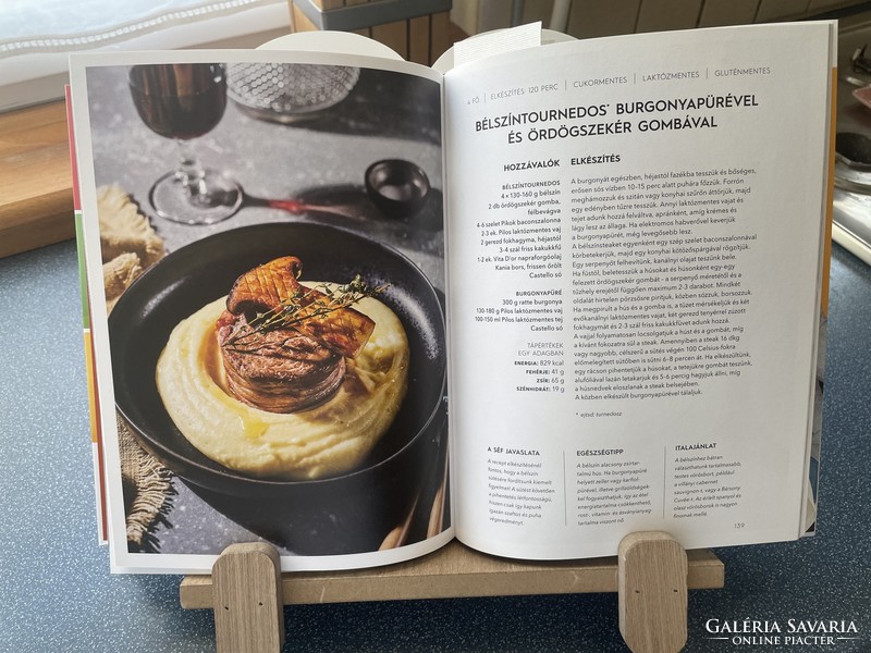 “Cook” Konyhai szakácskönyv tartó