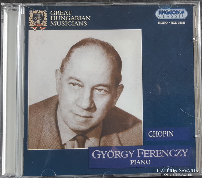 György Ferenczy plays piano works on CD - rare!