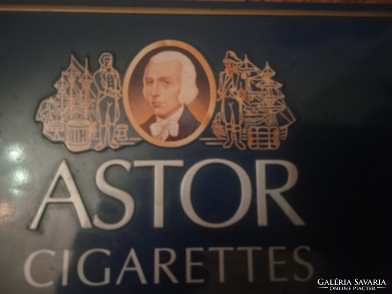 Astor Cigarettes ritka 1970-80-as évekbeli fém cigaretta tartó doboz