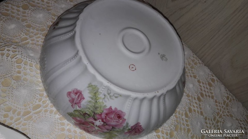 ﻿﻿Zsolnay, rosy, old beautiful, patty plate, stew plate, offering
