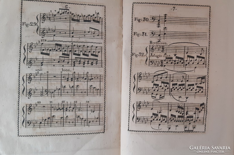 Other musical prints and vignettes for the piano - spieler 1823 are very rare!
