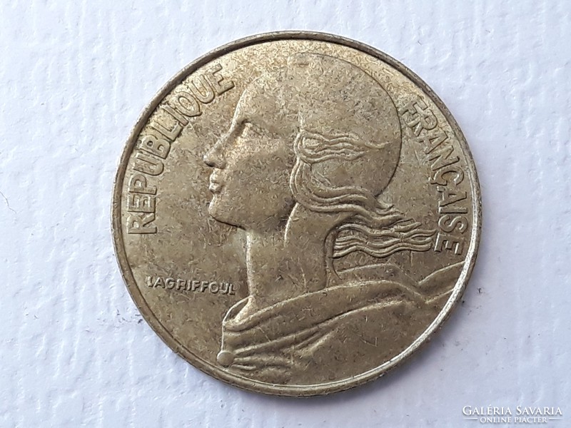 20 centimes 1992 érme - Francia 20 centimes 1992 Republique Francaise külföldi pénzérme