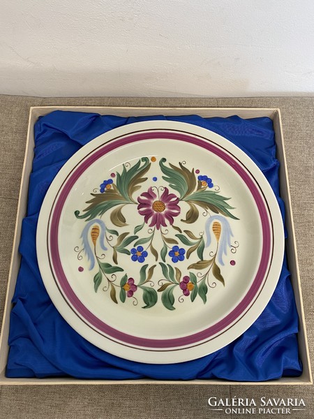 Hollóház porcelain decorative plate in a gift box a13