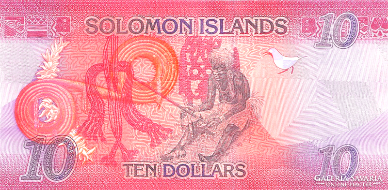 Salamon-szigetek 10 Dollár 2017 UNC