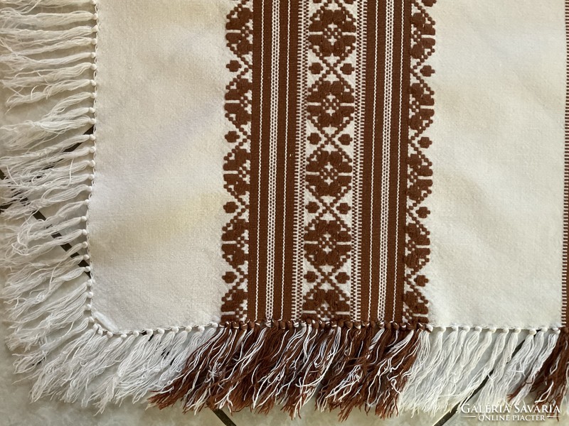 Hevesi woven is a beautiful brown color