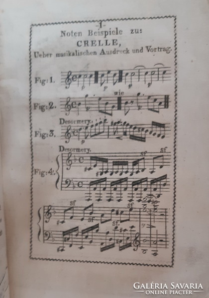 EINIGES ÜBER MUSICALISCHEN AUSDRUCK UND VORTRAG FÜR FORTEPIANO - SPIELER   1823     NAGYON RITKA !