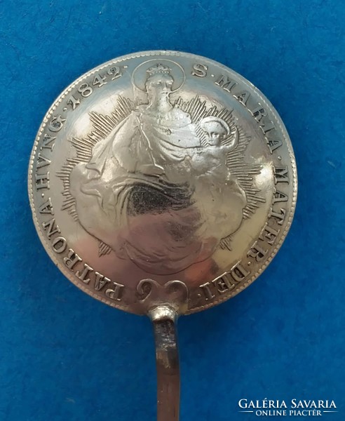 Silver spoon v. Ferdinand 20 pennies 1842 b