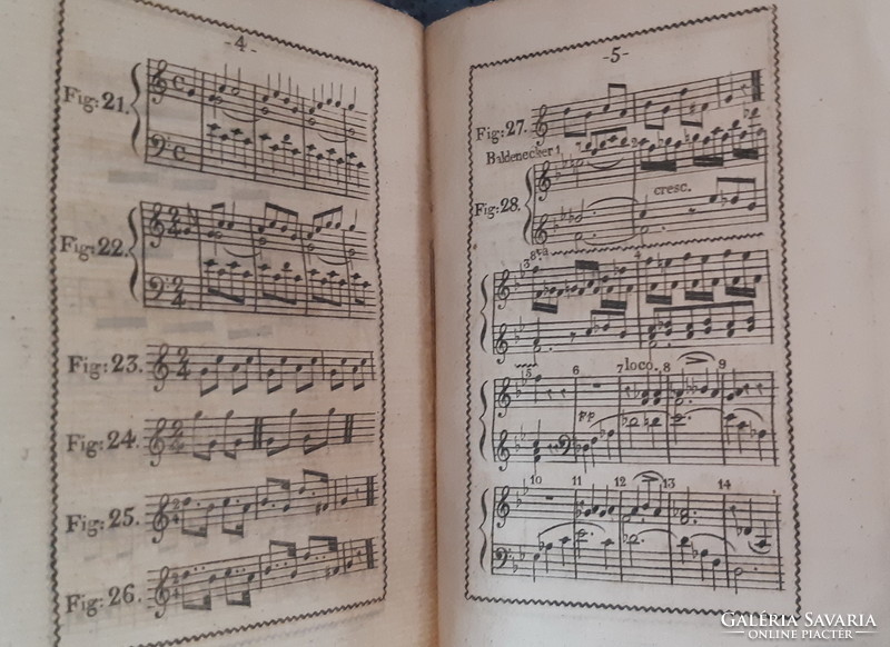 Other musical prints and vignettes for the piano - spieler 1823 are very rare!