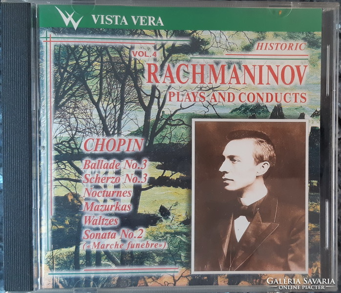 Rachmaninov plays and conducts cd