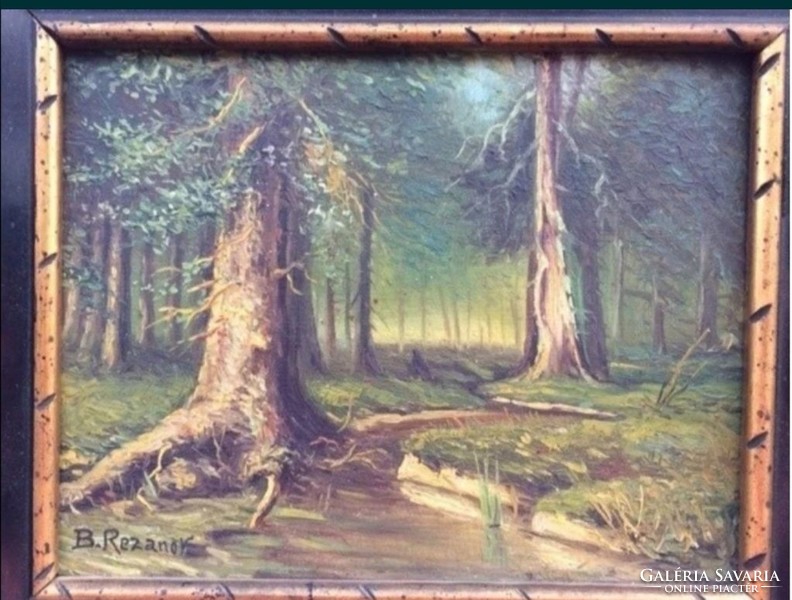 Small barbizon painting