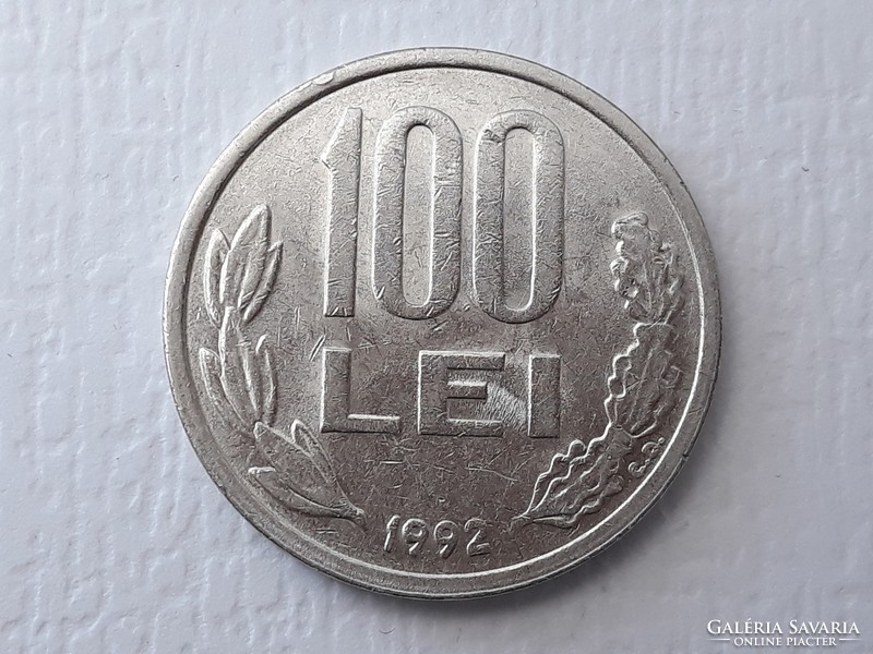 100 Lei 1992 érme - Román 100 lei 1992 Mihai Viteazul külföldi pénzérme