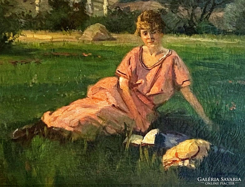 Gyula Gyheráni Németh (1892-1946) is a rare painting by the artist