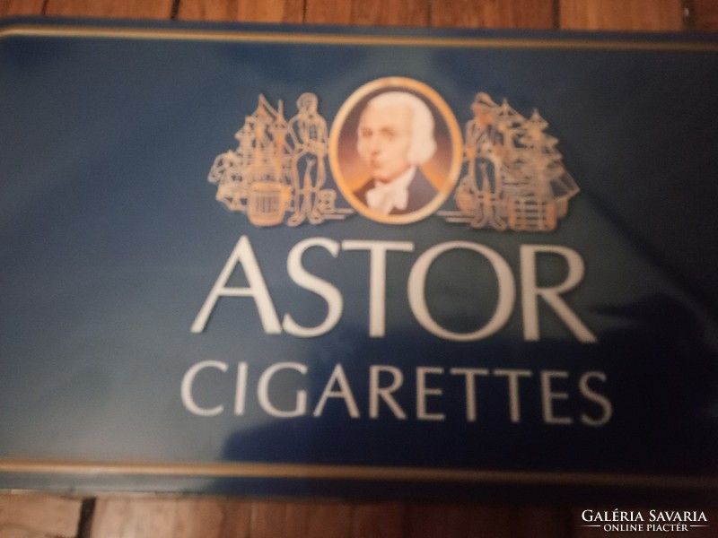 Astor Cigarettes ritka 1970-80-as évekbeli fém cigaretta tartó doboz
