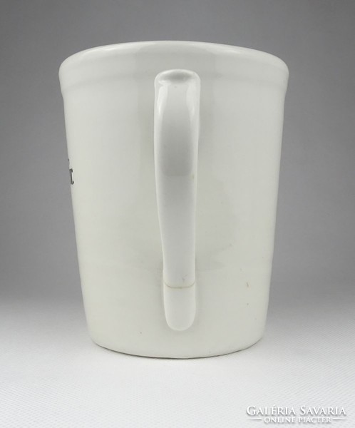 1I502 old pharmacy zsolnay porcelain measuring cup jug 1000 gr