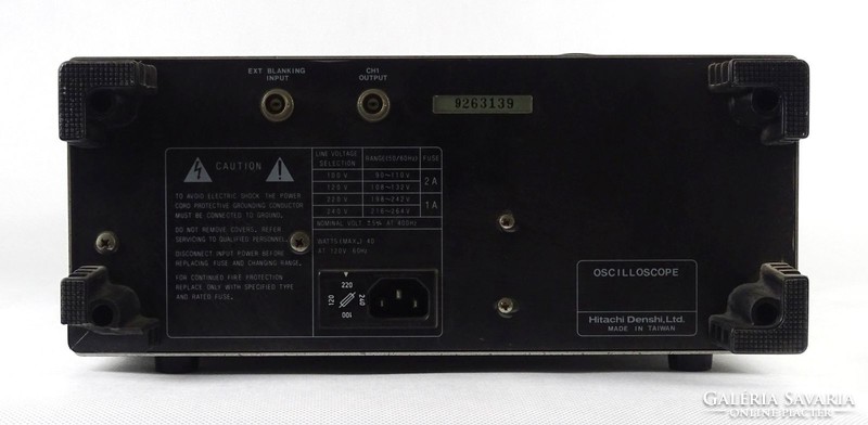 1I412 Hitachi V-212 20 Mhz oszcilloszkóp