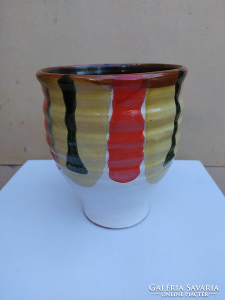 Applied art retro pot, flawless, 19 cm