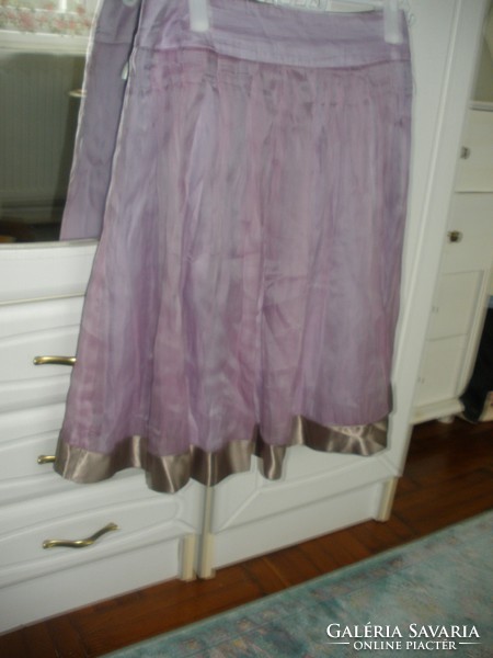 Light purple silk skirt
