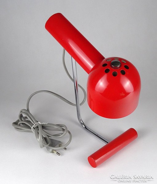 1I388 mid century designed red design desk lamp