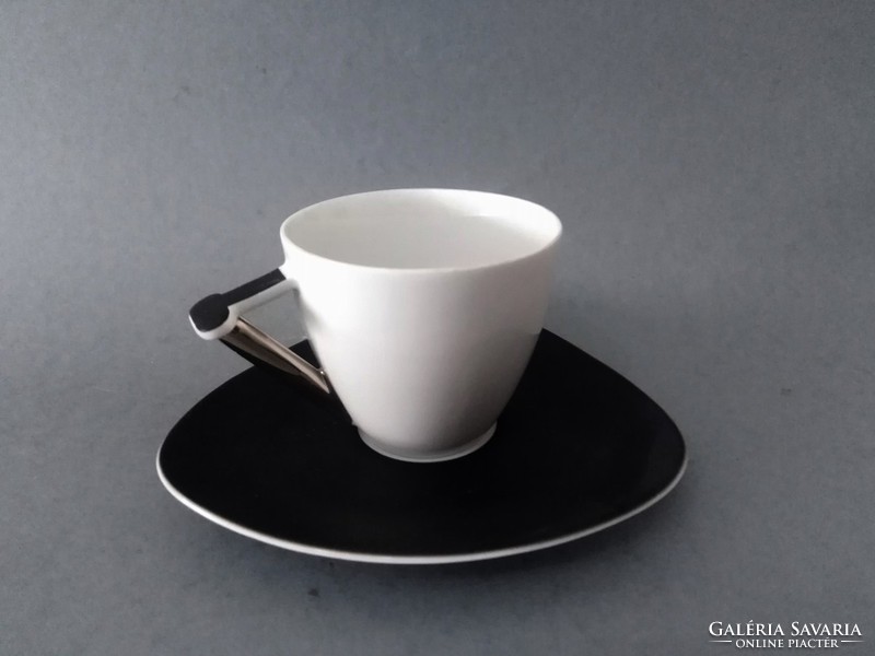 Jiri lastovicka contemporary / postmodern 'delta' coffee cup couple, 1988 thun studio