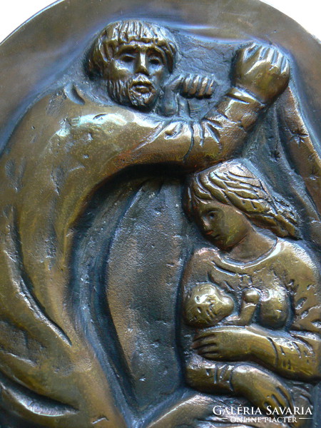 Péter Szabolcs (1942 - small bronze sculpture marked 