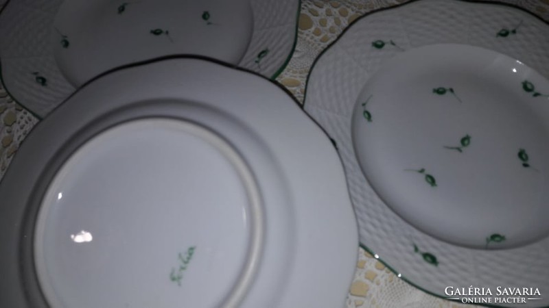 Herend, with tertiary mark, porcelain tableware for 6 people, incomplete