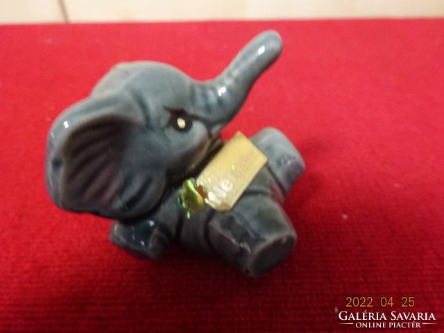 German porcelain figurine, New Year's luck elephant. He has! Jókai.