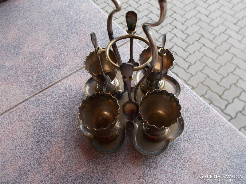 Ak and cie.Albert köhler, reggae-egg eater, with small spoons, 22 cm