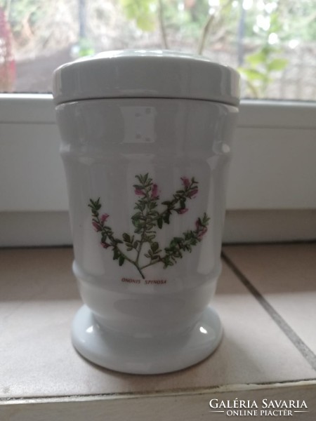 Porcelain pharmacy jar 11 cm