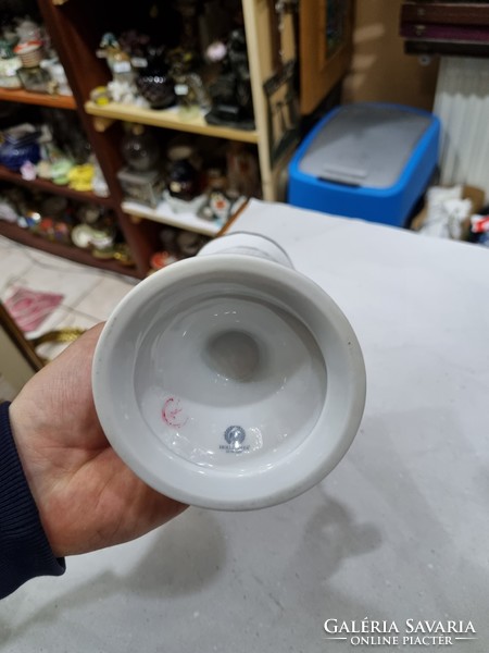 Hollóház porcelain vase