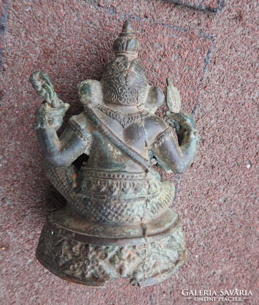 1600-as évekből - Ganésa bronz szobor - muzeális