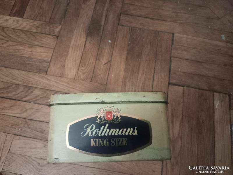 Rothmans King Size Filter Cigarettes fém doboz az 1970-es évekből