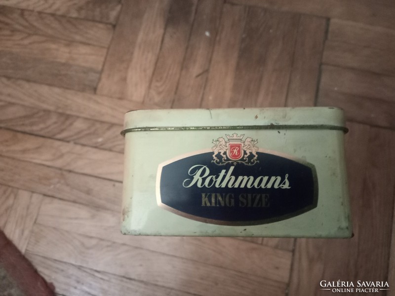 Rothmans king size filter cigarettes metal box from the 1970s