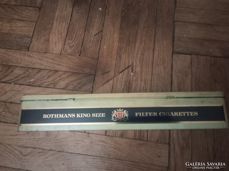Rothmans King Size Filter Cigarettes fém doboz az 1970-es évekből