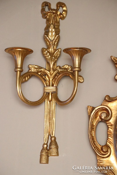 Antique wall candlestick in pairs