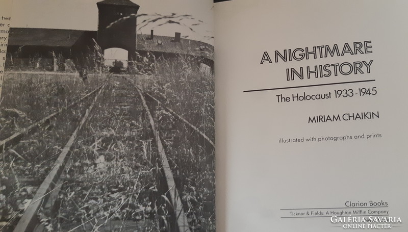A nightmare in history - the Holocaust 1933 - 1945 Judaica