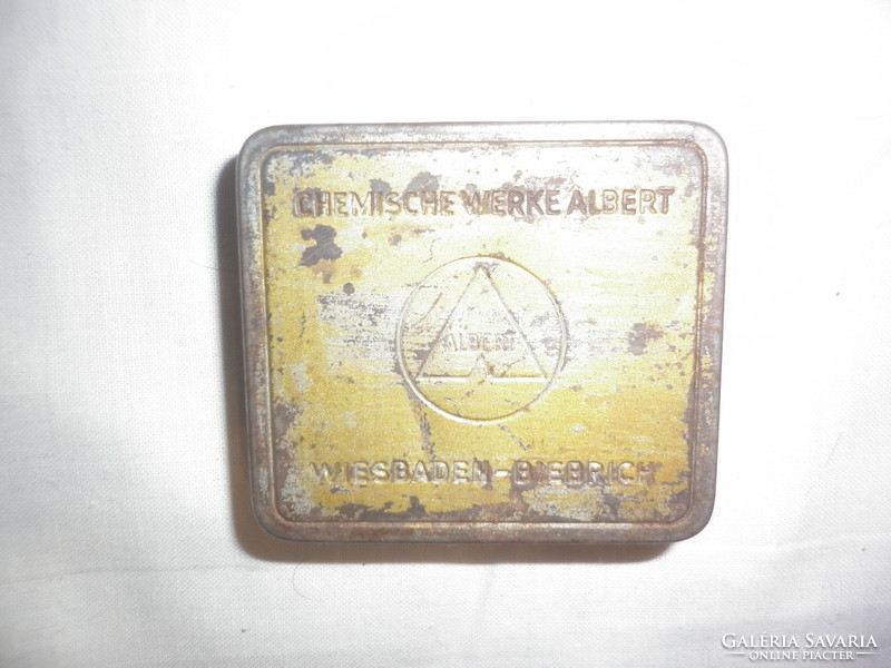 Old small german recresal metal medicine metal box