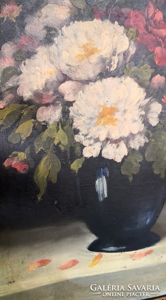 Fk/194 - a painting by the painter András Stark Székelyhidy – still life with flowers