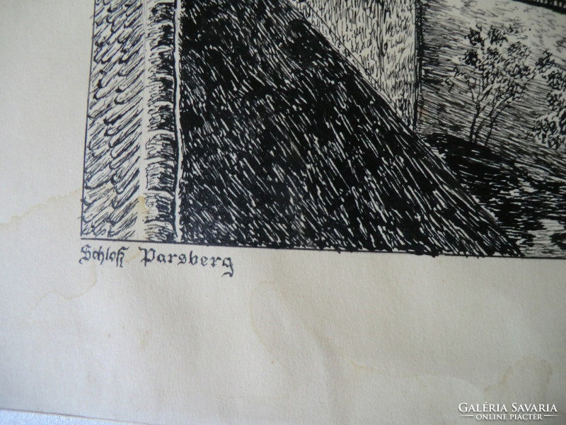 Schloß Parsberg 1960 21x32 cm