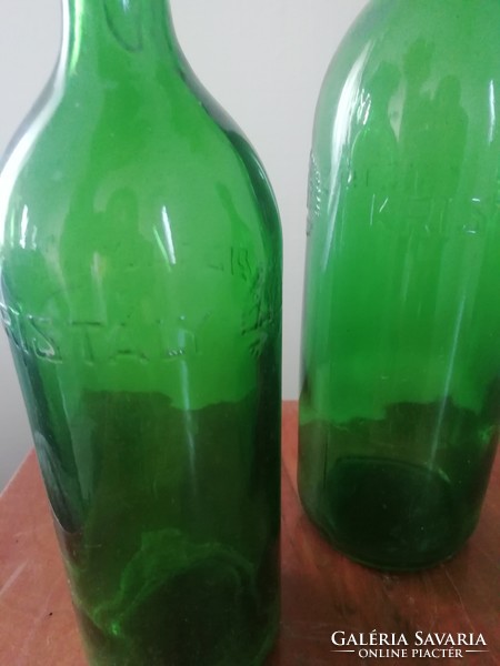 3db kristályvízes csatos üveg palack