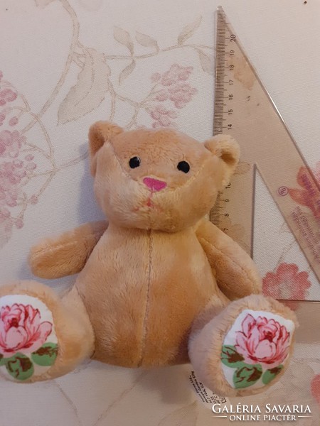 TEDDY BEAR - Rózsás talpú plüss maci
