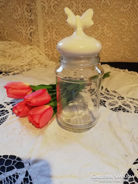 New bottle with porcelain aroma-closed butterfly top container for sale!