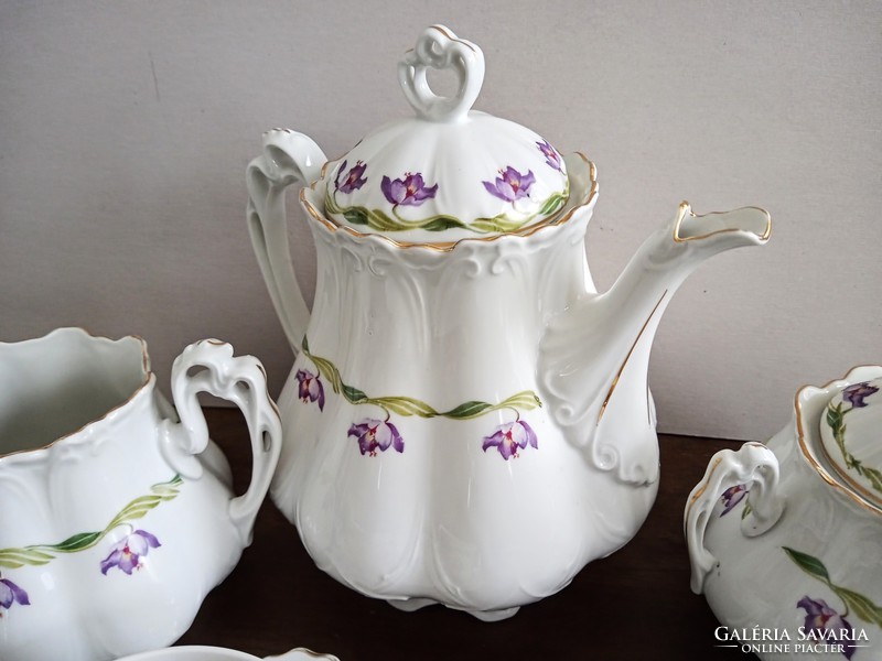 Mz Art Nouveau tea set with 2 cups