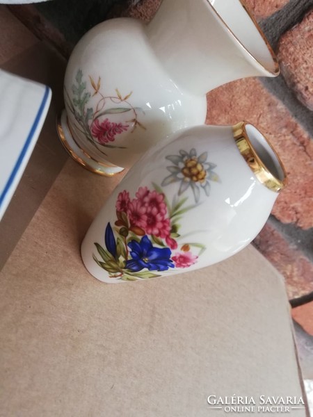 Virágos porcelán csomag  8 db