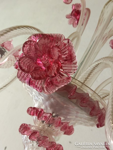 Wonderful, unique Murano glass chandelier