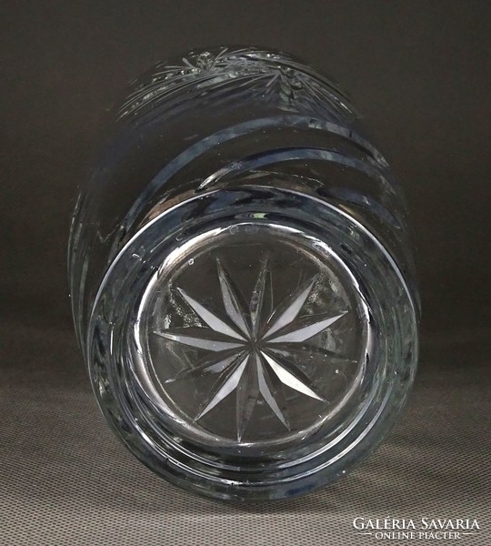1I602 flawless polished glass crystal vase 20 cm