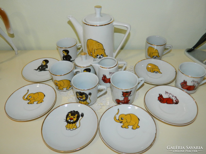 Porcelain fairy tale patterned baby set