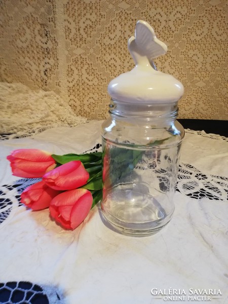 New bottle with porcelain aroma-closed butterfly top container for sale!