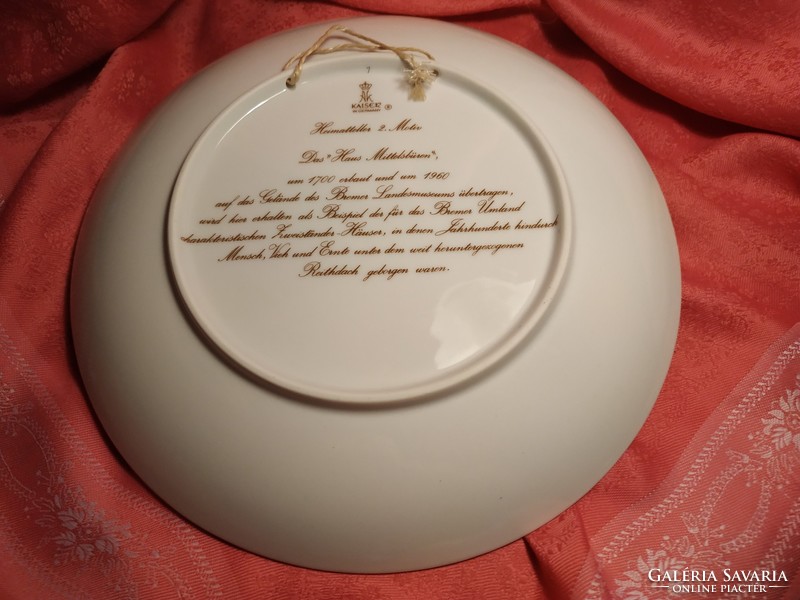 Gyönyörű Kaiser porcelán tál, tányér
