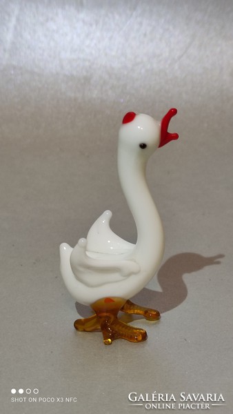 Murano glass duck bird figurine