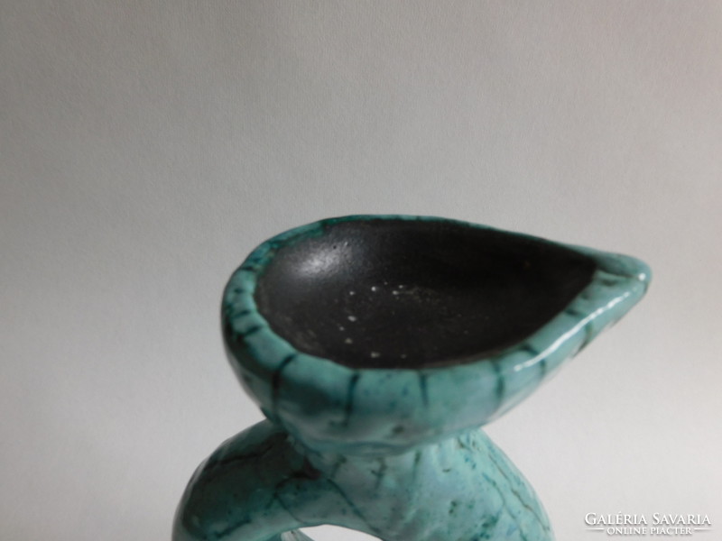 Ceramic craftsman retro bird candlestick